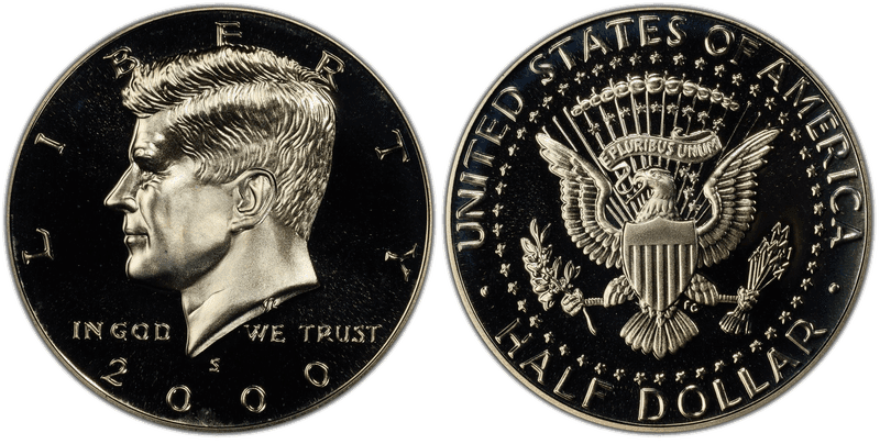 2000 (S) Proof Kennedy Half Dollar