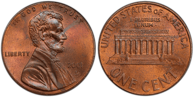 2001 Lincoln Cent