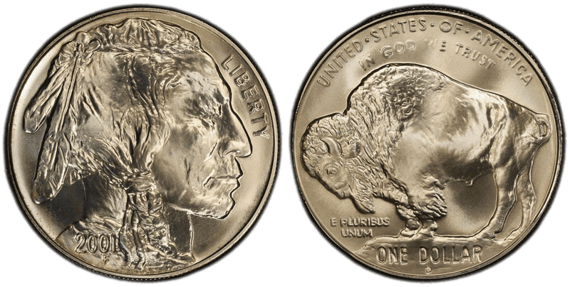 2001 American Buffalo Commemorative Dollar