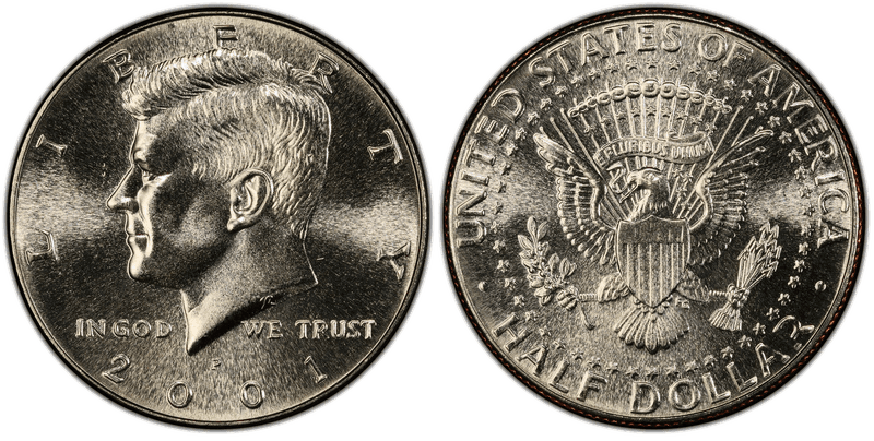 2001 (P) Kennedy Half Dollar