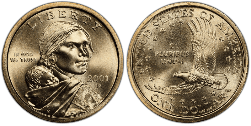 2001 (P) Sacagawea Dollar