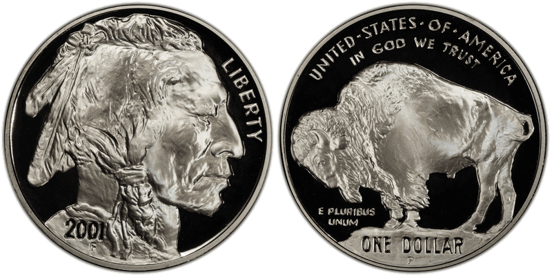 2001 (P) Proof Buffalo Dollar