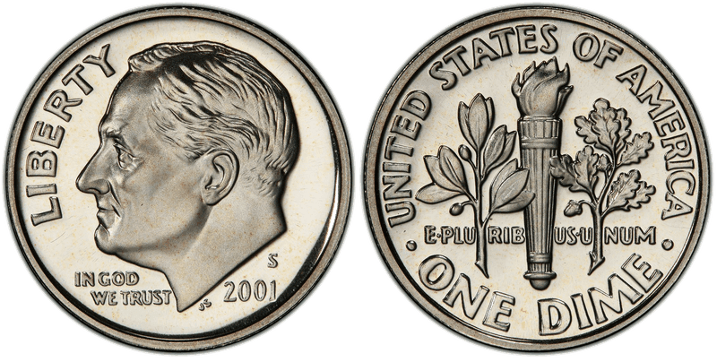 2001 (S) Proof Roosevelt Dime
