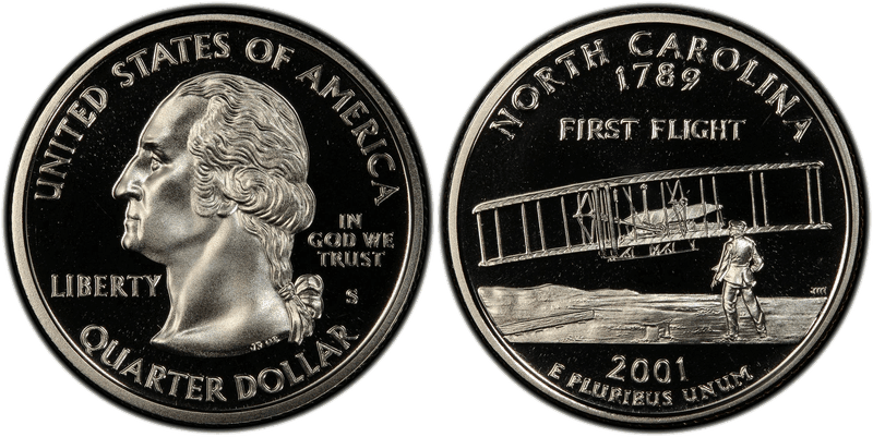 2001 (S) Proof North Carolina State Quarter