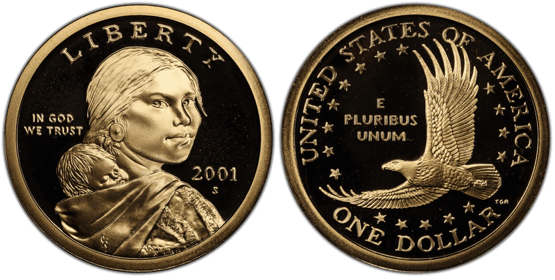 2001 (S) Proof Sacagawea Dollar