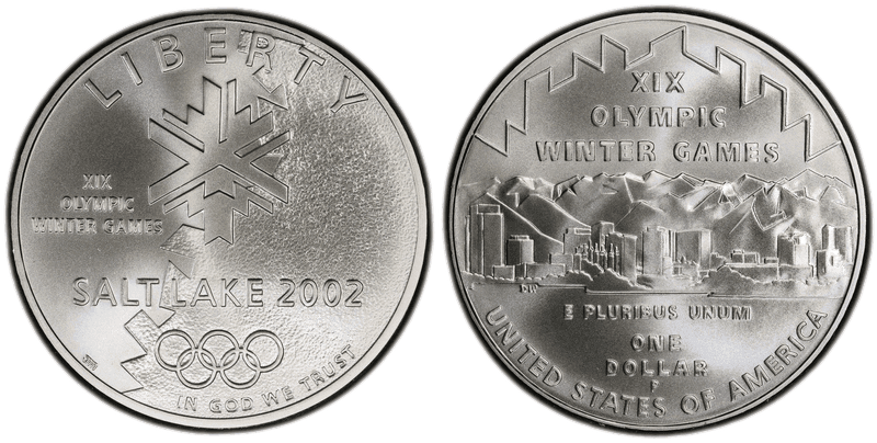 2002 Salt Lake City Olympic Games Commemorative Dollar