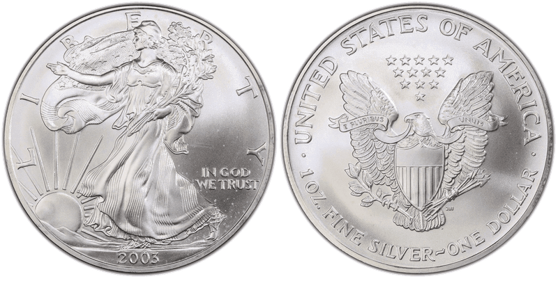 2003 American Silver Eagle