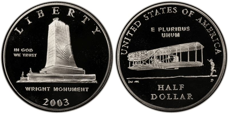 2003 (P) Proof First Flight Centennial Commemorative Half Dollar
