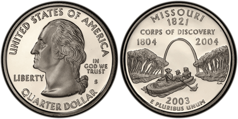 2003 (S) Proof Missouri State Quarter