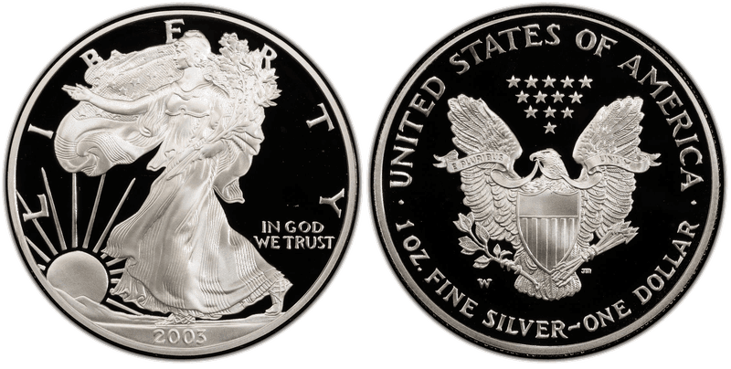 2003 (W) Proof American Silver Eagle