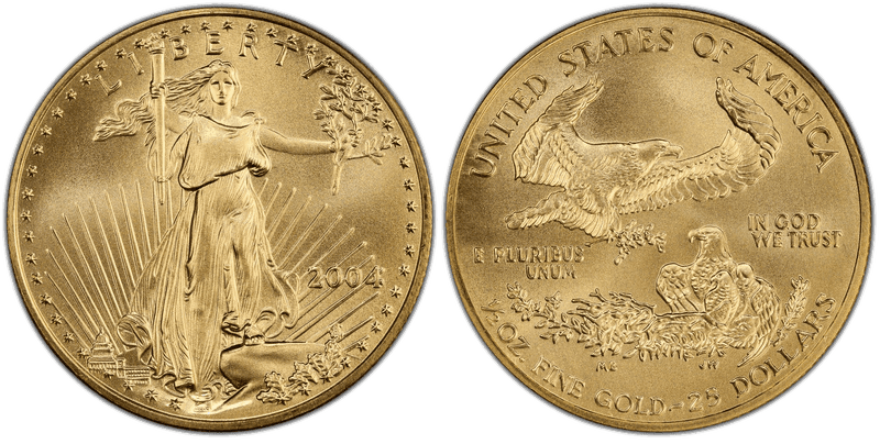 2004 American Eagle Twenty Five Dollar Gold