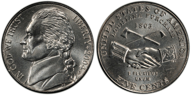 2004 (D) Jefferson Nickel - Peace Medal