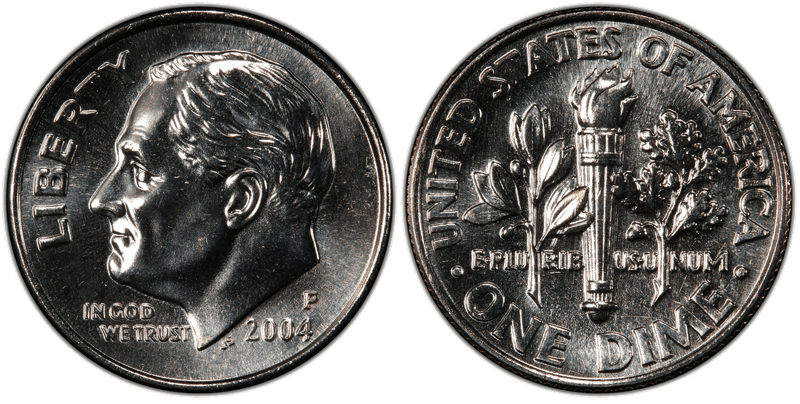 2004 (P) Roosevelt Dime