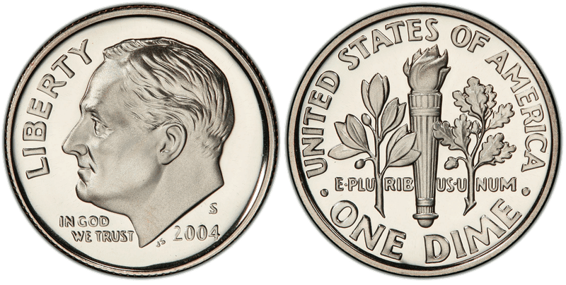 2004 (S) Proof Roosevelt Dime