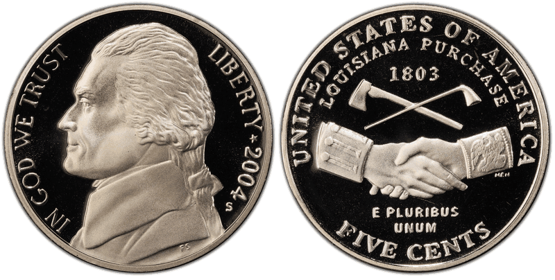 2004 (S) Jefferson Nickel - Peace Medal