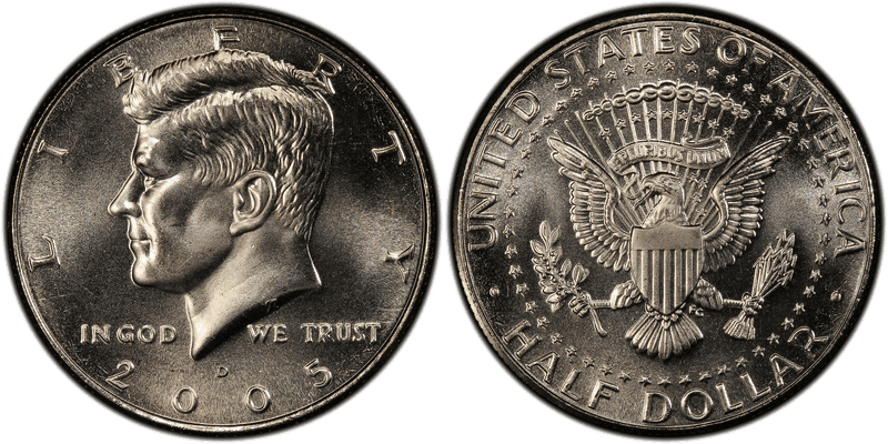2005 (D) Satin Finish Kennedy Half Dollar