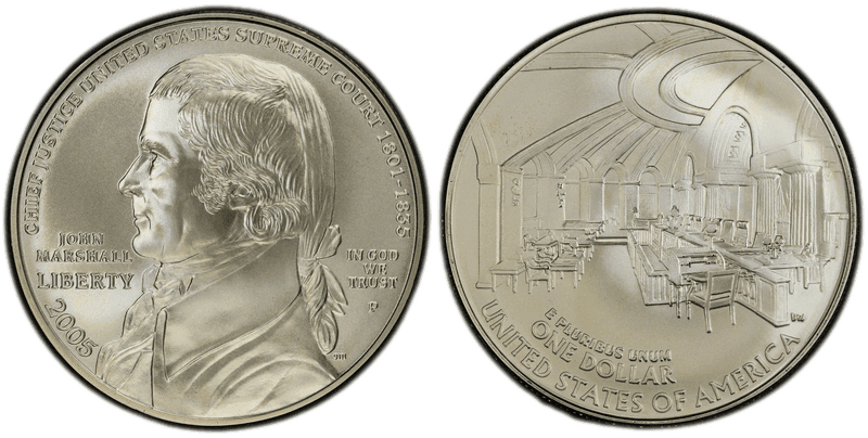 2005 Chief Justice John Marshall Commemorative Dollar