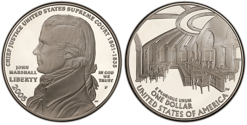 2005 (P) Proof Marshall Dollar