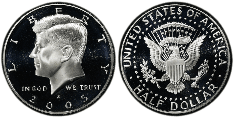 2005 (S) Proof Silver Kennedy Half Dollar