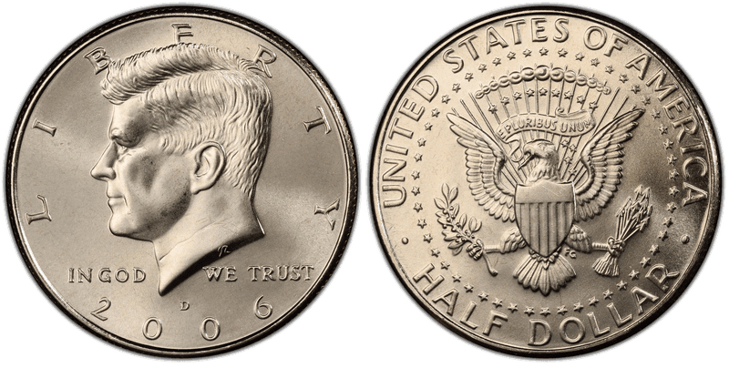 2006 (D) Satin Finish Kennedy Half Dollar