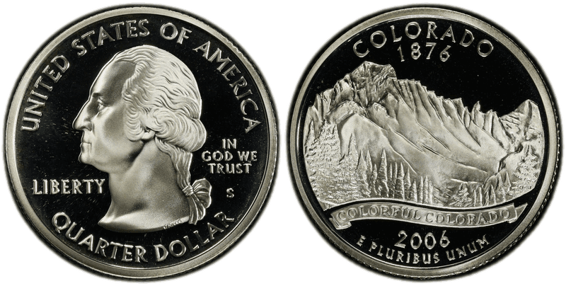 2006 (S) Proof Colorado Silver State Quarter
