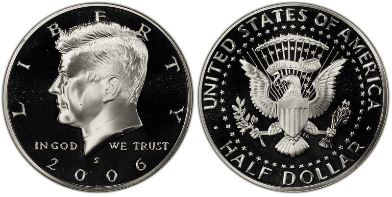 2006 (S) Proof Silver Kennedy Half Dollar