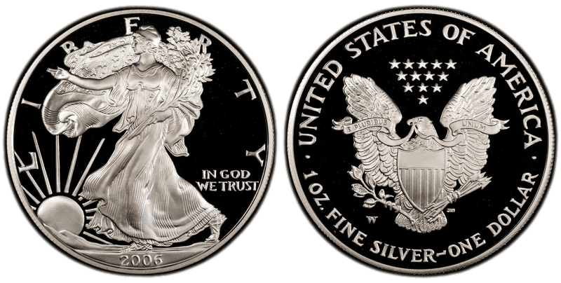 2006 (W) Proof American Silver Eagle