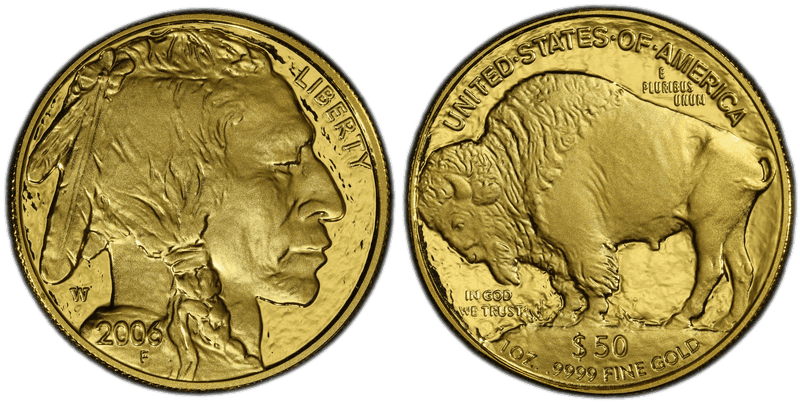 2006 (W) Proof American Buffalo .9999 Fine Gold Fifty Dollar