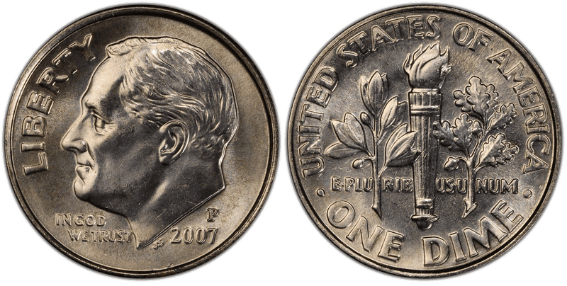 2007 (P) Roosevelt Dime