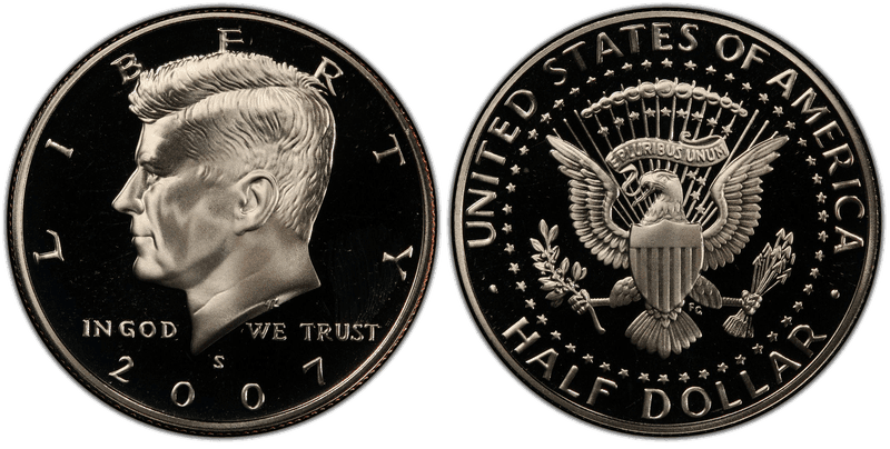 2007 (S) Proof Kennedy Half Dollar