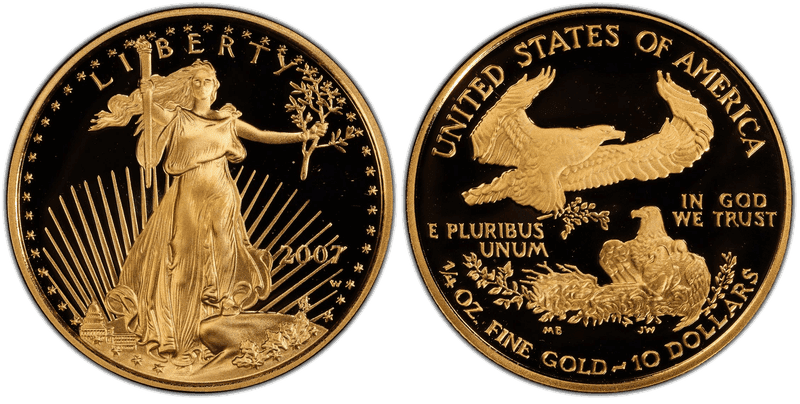 2007 (W) Proof American Eagle Ten Dollar Gold