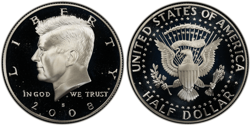 2008 (S) Proof Silver Kennedy Half Dollar
