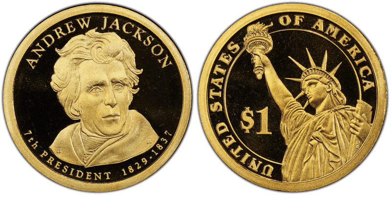 2008 (S) Proof Presidential Dollar - Andrew Jackson