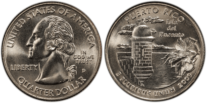 2009 (D) Puerto Rico Quarter