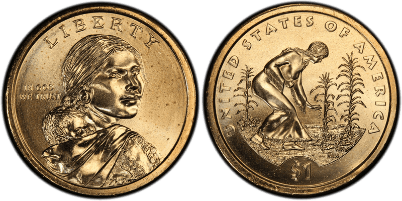2009 (P) Native American Dollar - Position B