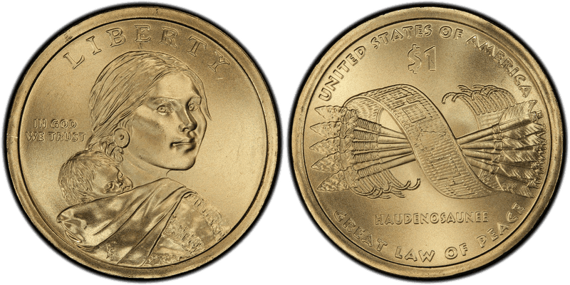 2010 (P) Satin Finish Native American Dollar - Position A