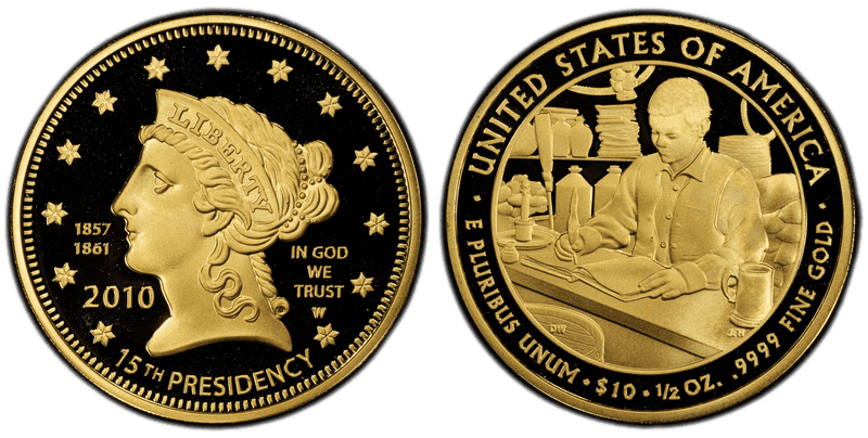 2010 (W) Proof Buchanan's Liberty First Spouse Ten Dollar Gold