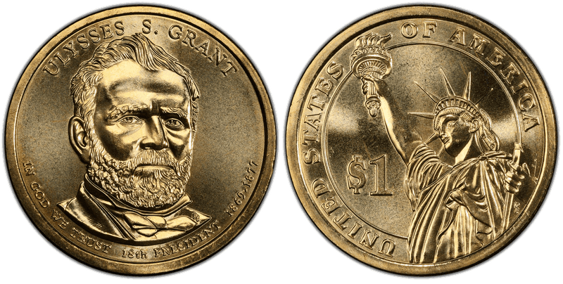 2011 (D) Presidential Dollar - Ulysses S. Grant, Position A