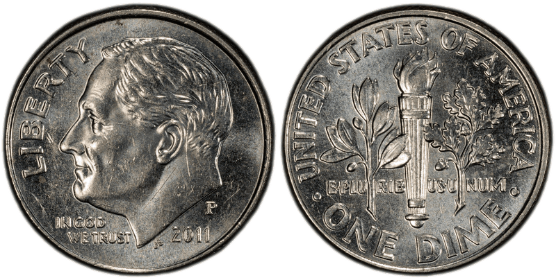 2011 (P) Roosevelt Dime