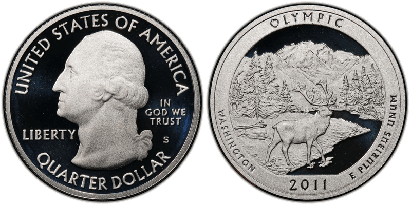 2011 (S) Proof Olympic National Park - Silver Quarter