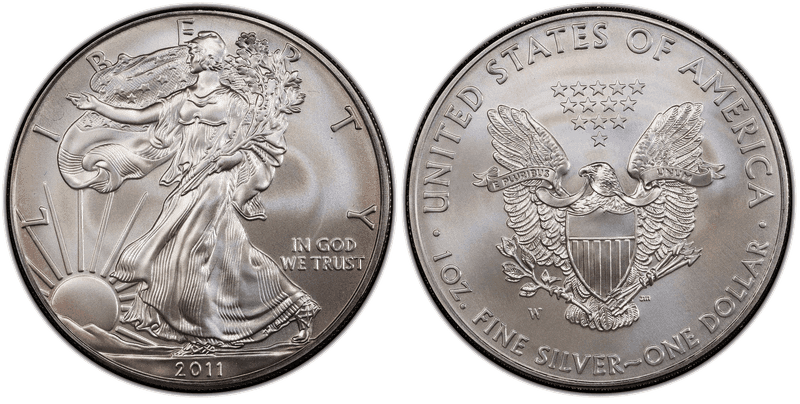 2011 (W) Burnished American Silver Eagle