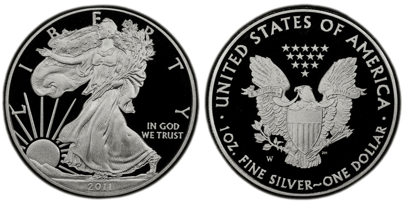 2011 (W) Proof American Silver Eagle