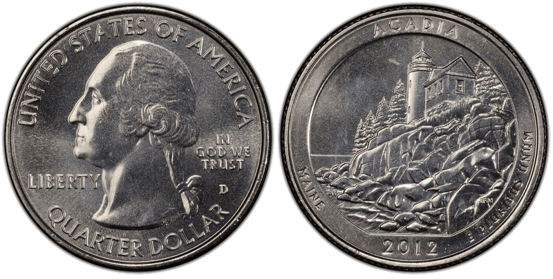 2012 America the Beautiful Washington Quarter