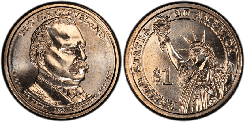2012 (D) Presidential Dollar - Grover Cleveland 24th, Position B