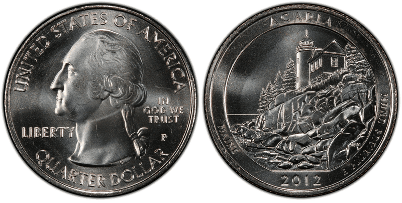 2012 (P) Acadia National Park Quarter