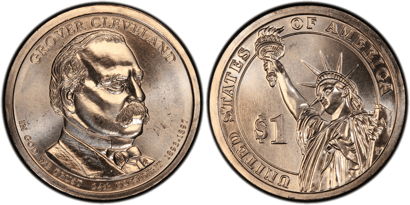 2012 (P) Presidential Dollar - Grover Cleveland 24th, Position B