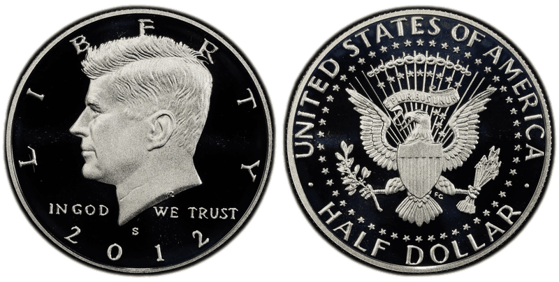 2012 (S) Proof Silver Kennedy Half Dollar