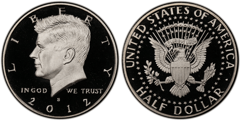 2012 (S) Proof Kennedy Half Dollar