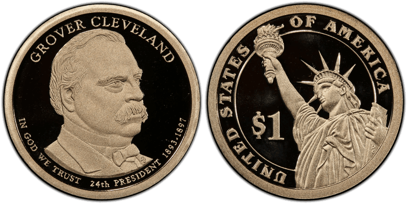 2012 (S) Proof Presidential Dollar - Grover Cleveland 24th