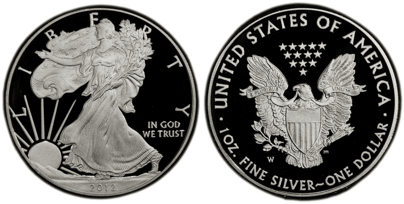 2012 (W) Proof American Silver Eagle